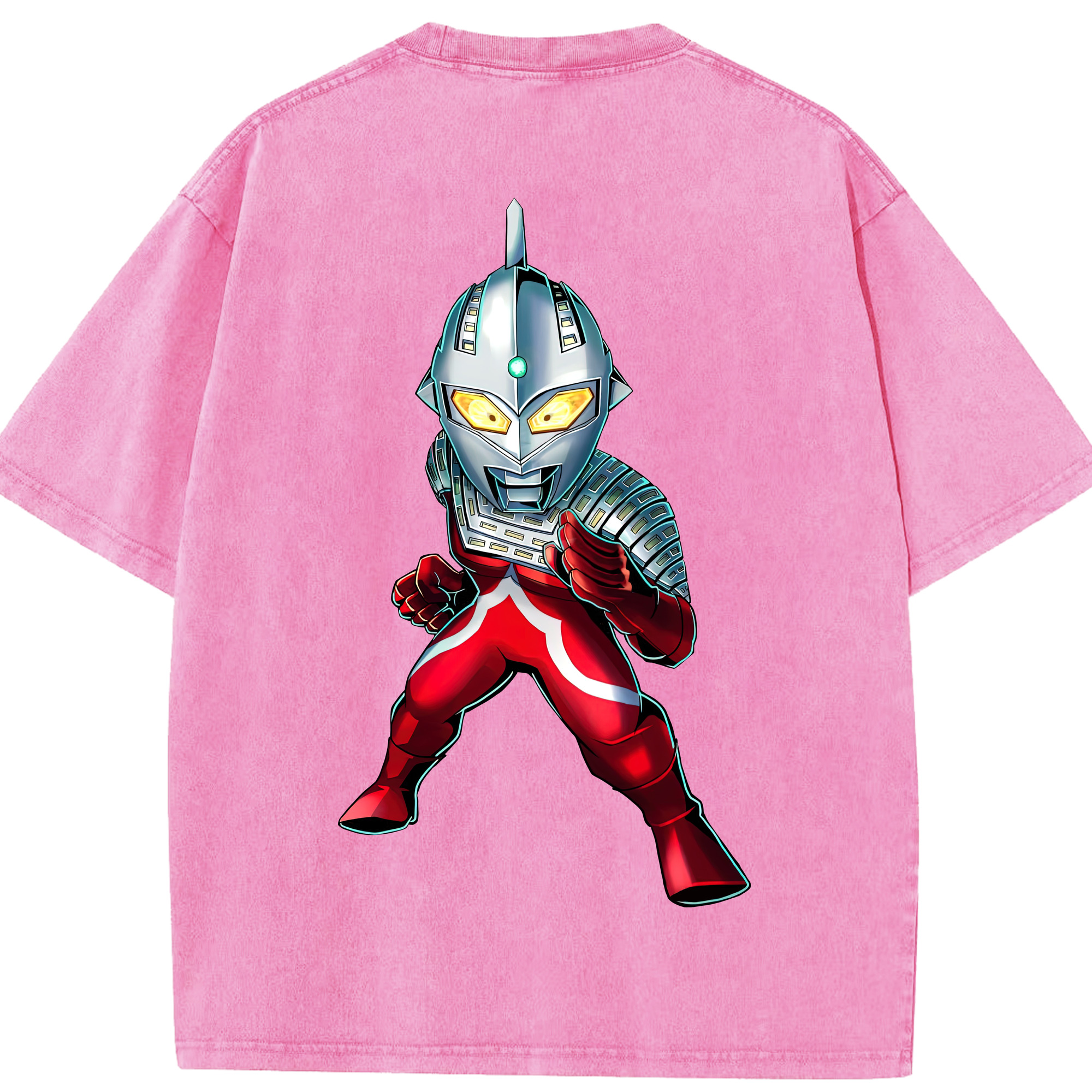 （画像用） ウルトラマン Ultraman 綿100% ヴィンテージ風 半袖Tシャツ（背面プリント）